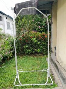 Steel Baby Cradle Stand with Wheels