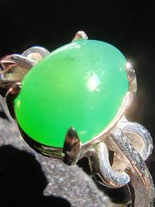Ice Green Natural Burma Jadeite Jade