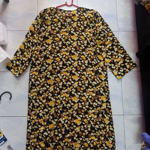 baju kurung floral