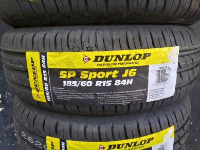 185/60/15 Dunlop SP Sport J6 Tyre 2025 Tayar