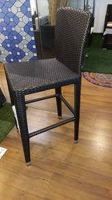 outdoor wicker bar chair