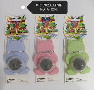 TC702 Catnip Rotation Ball Toy Kucing Cat Kucingan