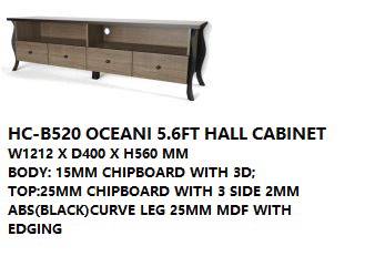 OCEANI SERIES 5.6 FT Tv Cabinet