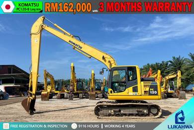[JAPAN IMPORTED] KOMATSU PC120-8 Mesin Excavator