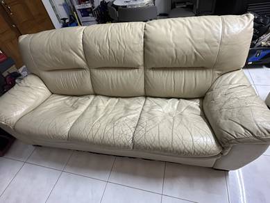 Leather sofa 3+2+1 original