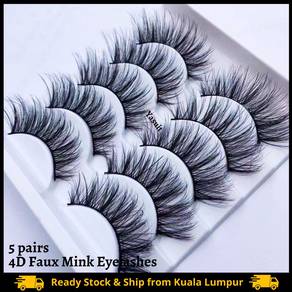 4D Eyelashes Faux Mink Natural Soft Looked Real