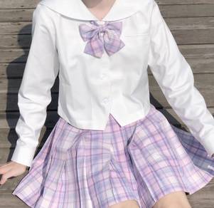 Jk school student short skirt pleated Japanese