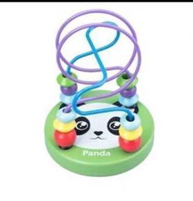 Round Wooden Toy Mini String Beads Toys