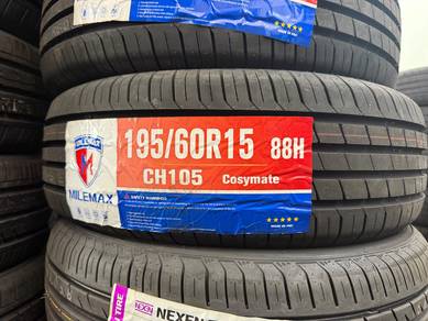 195/60/15 —Tayar new— Milemax ch105 2026