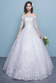 White wedding bridal dress gown RB2091