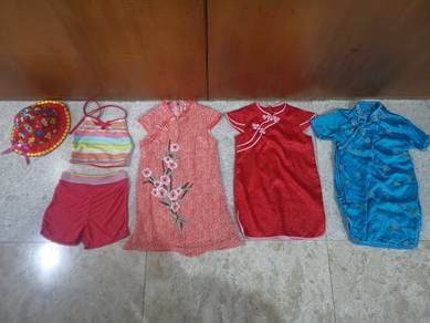 toddler swim suit & cheong Sam