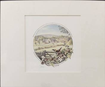 Quick Sale RM100 Signed Lithograph by S.J. Bournne