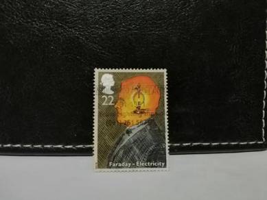 1991 Great Britain Stamp Scientist Faraday