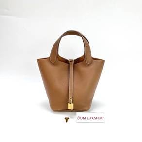 Preloved Hermes Picotin 18 Gold GHW