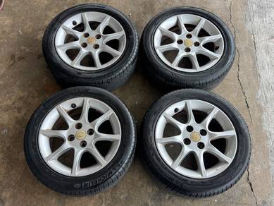 Rim second 15 alza ori siap tayar axia bezza myvi