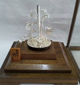 Magnificent Solid Sterling Silver Bamboo Japan