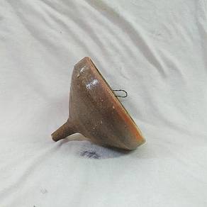 Vintage handmade ceramic funnel