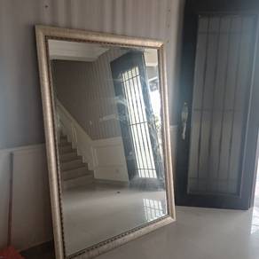 Large Full-Length Wall Mirror with Champagne Gold 