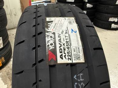 Tayar baru 225 45 17 Yokohama advan apex 2025 new