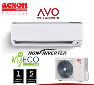 Acson  1.0hp INVERTER air cond free install