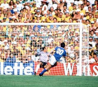 Vintage rare Jersey ITALY 1986 WC PAOLO ROSSI 20