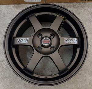 New rim 16x7jj volk rays te37 dark bronze thailand