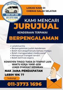 sales advidor / salesman berpengalaman komesyen ti