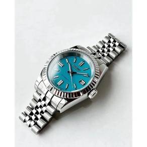 Custom S. Mod Blue DateJust 36mm Automatic Watch