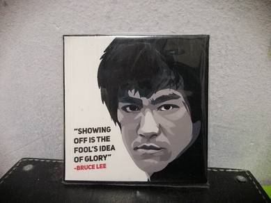 Magnetic Sticker Bruce Lee Philosophy