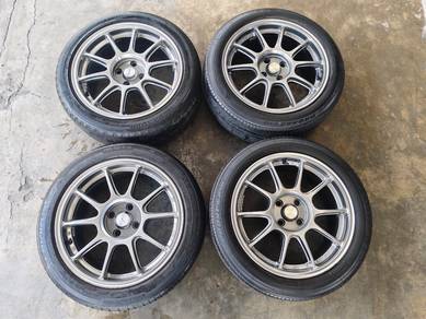 Rim second 16 TC105X siap tayar vios myvi city