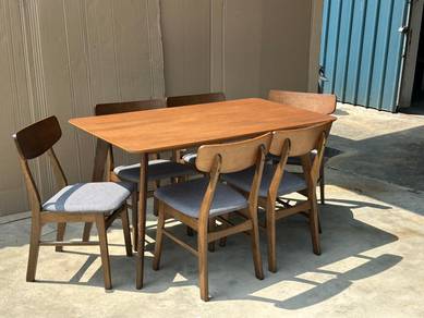 OFFER : meja makan 6 kerusi direct kilang