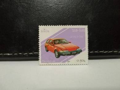 1987 Laos Stamp Volvo 480 Car