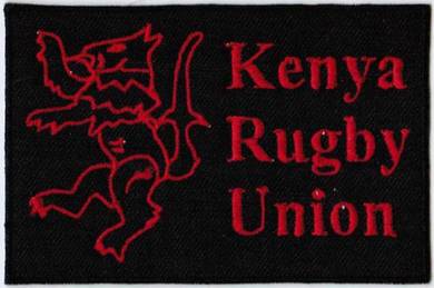 Kenya National Rugby Union Team BLACK Simbas Patch