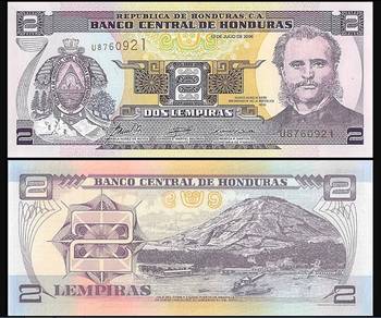 Honduras 2 Lempiras (2006) - Pick P80Ae   unc