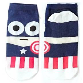 CAPTAiN AMERICA SUPERHERO CARTOON SOCKS 🔥