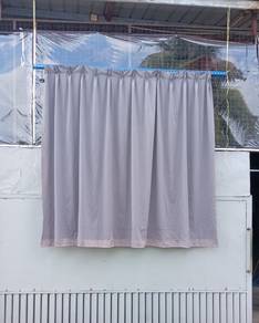YA33AC Langsir L.220 X H.222 cm Curtain Grey