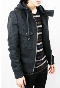 0342 Ninja Hoodie Men Sweater Winter Thick Jacket
