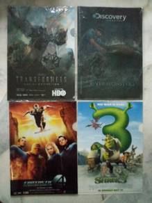 Movie Thick Plastic Folders