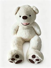 Teddy bear size manusia