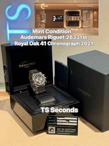 AP Royal Oak Chronograph 41mm Blue 2021 26331ST
