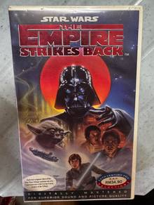 Star Wars the empire strikes back VHS tape VCR