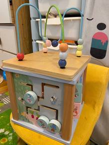 Montessori Wooden Activity Cube