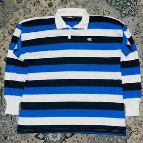 Canterbury of New Zealand Striped Rugby Shirt XL