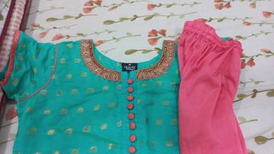 Teal punjabi suits 
