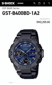 G-Shock Steel GST B400 BLUETOOTH SOLAR GShock