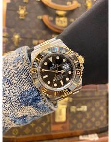 2024 Rolex Sea-Dweller Half 18K 750 Yellow Gold