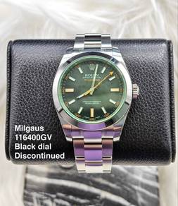 Rolex Milgauss 116400GV “Green Crystal” black NEW