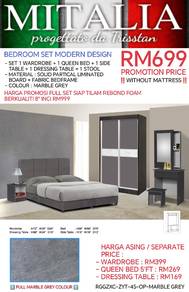 Bedroom Set Murah | Set Bilik Tidur Murah & Budget