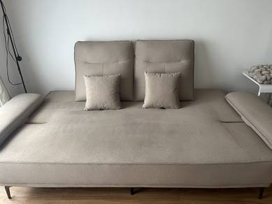 Push back sofa bed