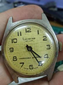 Vintage Lucerne Deluxe watch